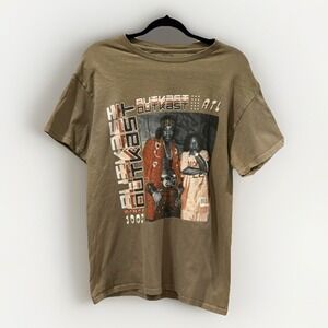 OutKast Graphic T-Shirt ATL Hip Hop‎ Rap Tee Brown Size M Vintage Style Big Boi